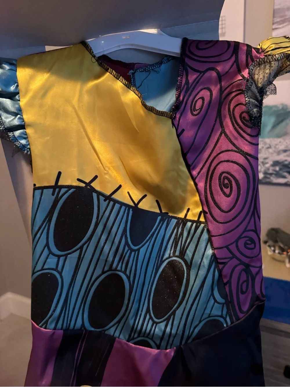 NWT Girl's 7/8 Sally Nightmare Before Xmas Halloween Costume Dress